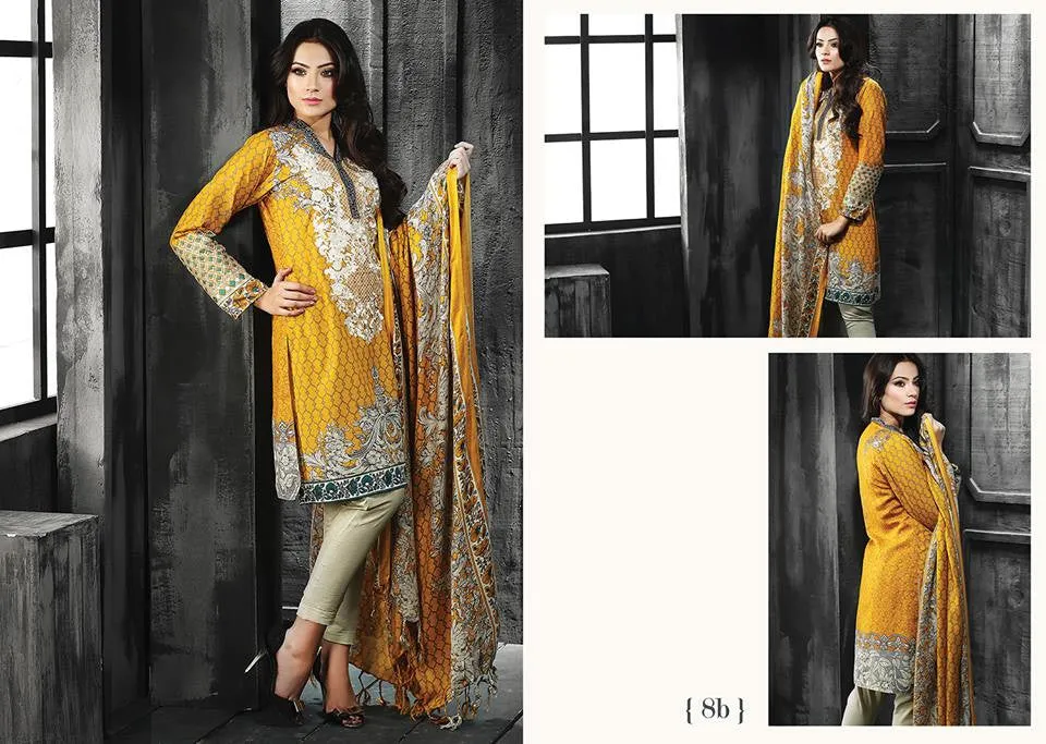 RajBari Silk Karandi Winter Collection 2015 - 8B