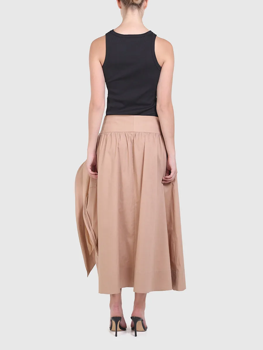 RAQUEL OROZCO Rubi Skirt - Khaki