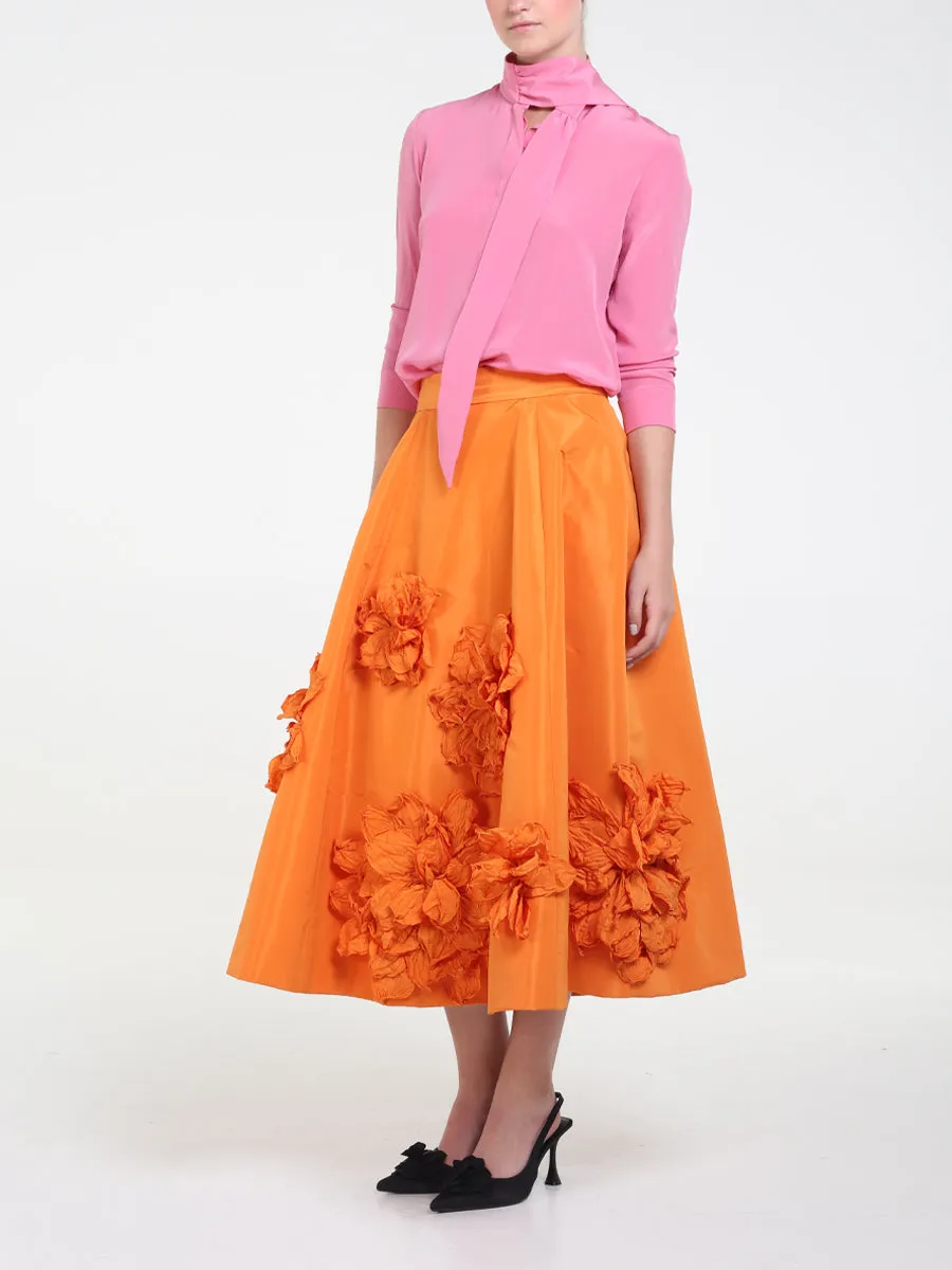 RAQUEL OROZCO Wendy Skirt - Orange