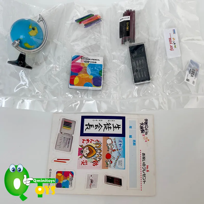 Rare 2006 Re-Ment Student Stationery Full Set of 10 pcs <Free Shipping>