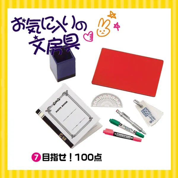 Rare 2006 Re-Ment Student Stationery Full Set of 10 pcs <Free Shipping>