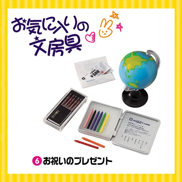 Rare 2006 Re-Ment Student Stationery Full Set of 10 pcs <Free Shipping>