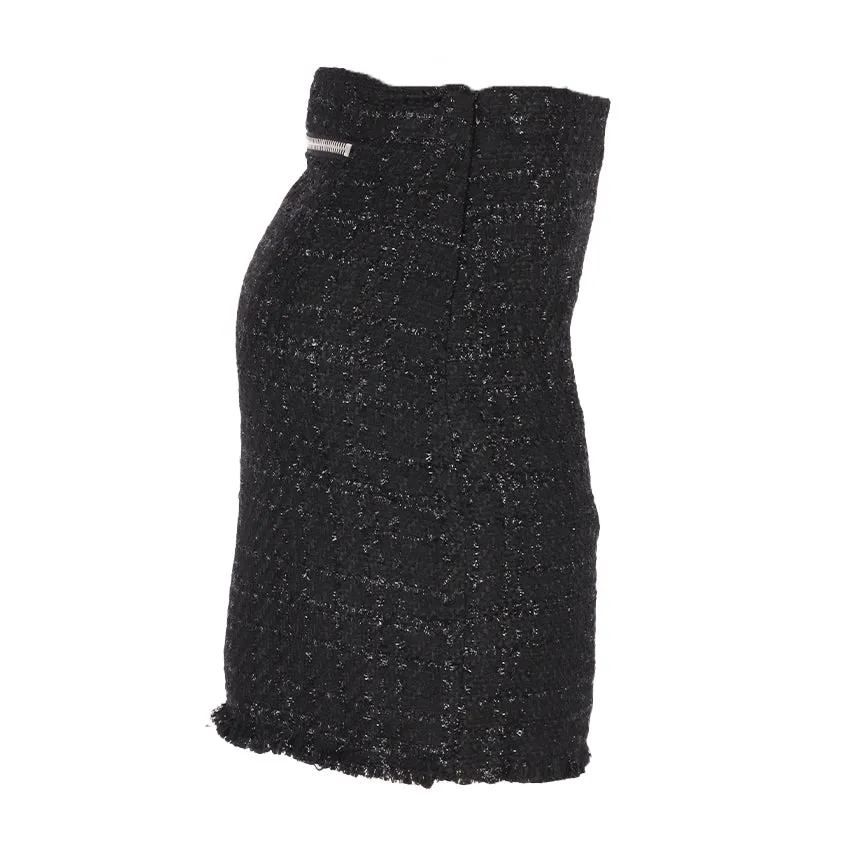 REDTAG Black Casual Skirt for Women