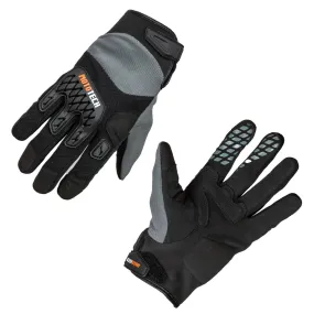 Reflex Air Flo Dual-Sport Motorcycle Riding Gloves - Grey