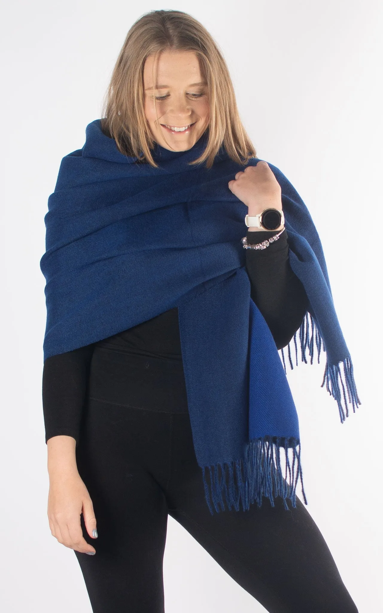 Reversible Winter Scarf | Navy