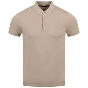 Ridge Rayon Silk Polo Safari Beige - SS23