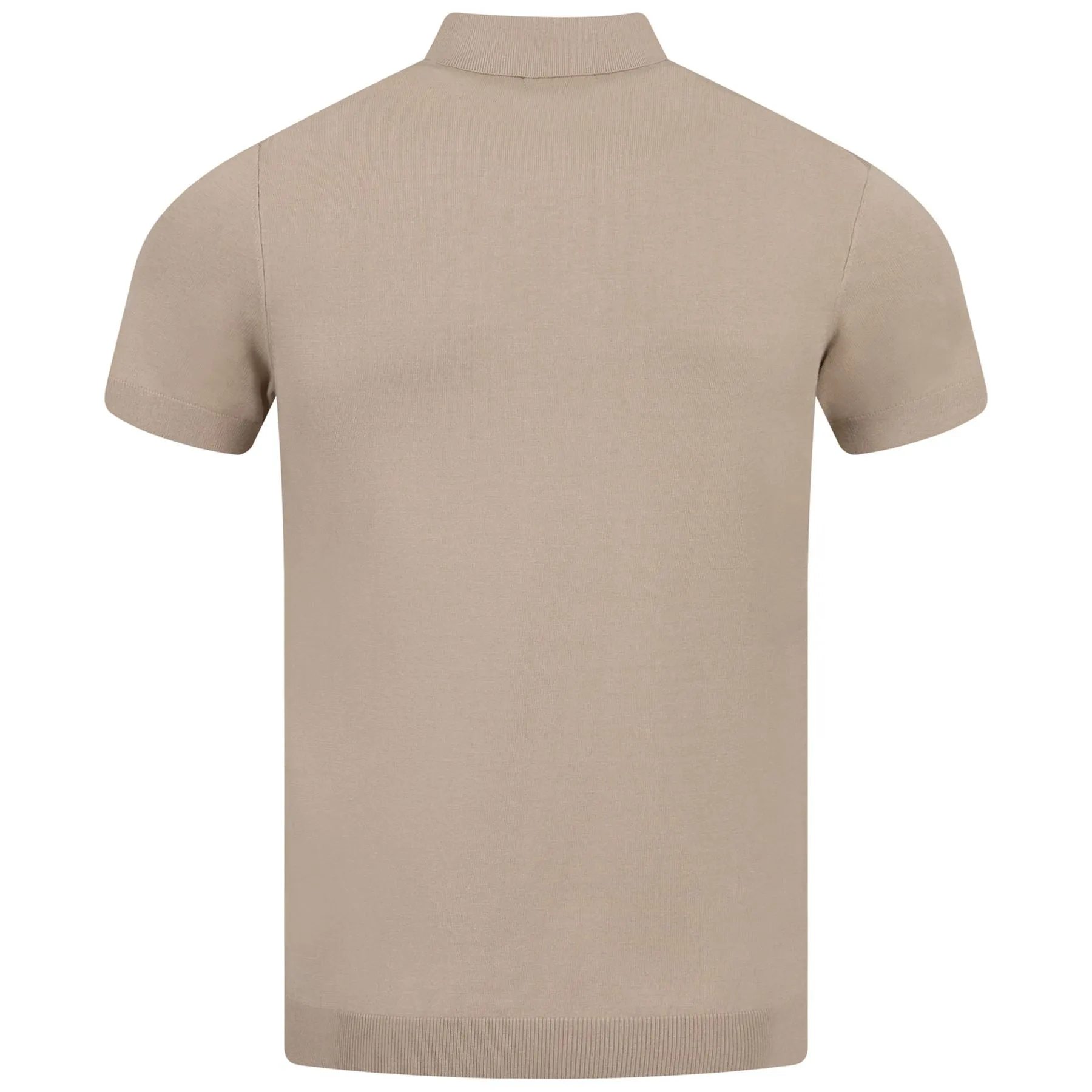 Ridge Rayon Silk Polo Safari Beige - SS23