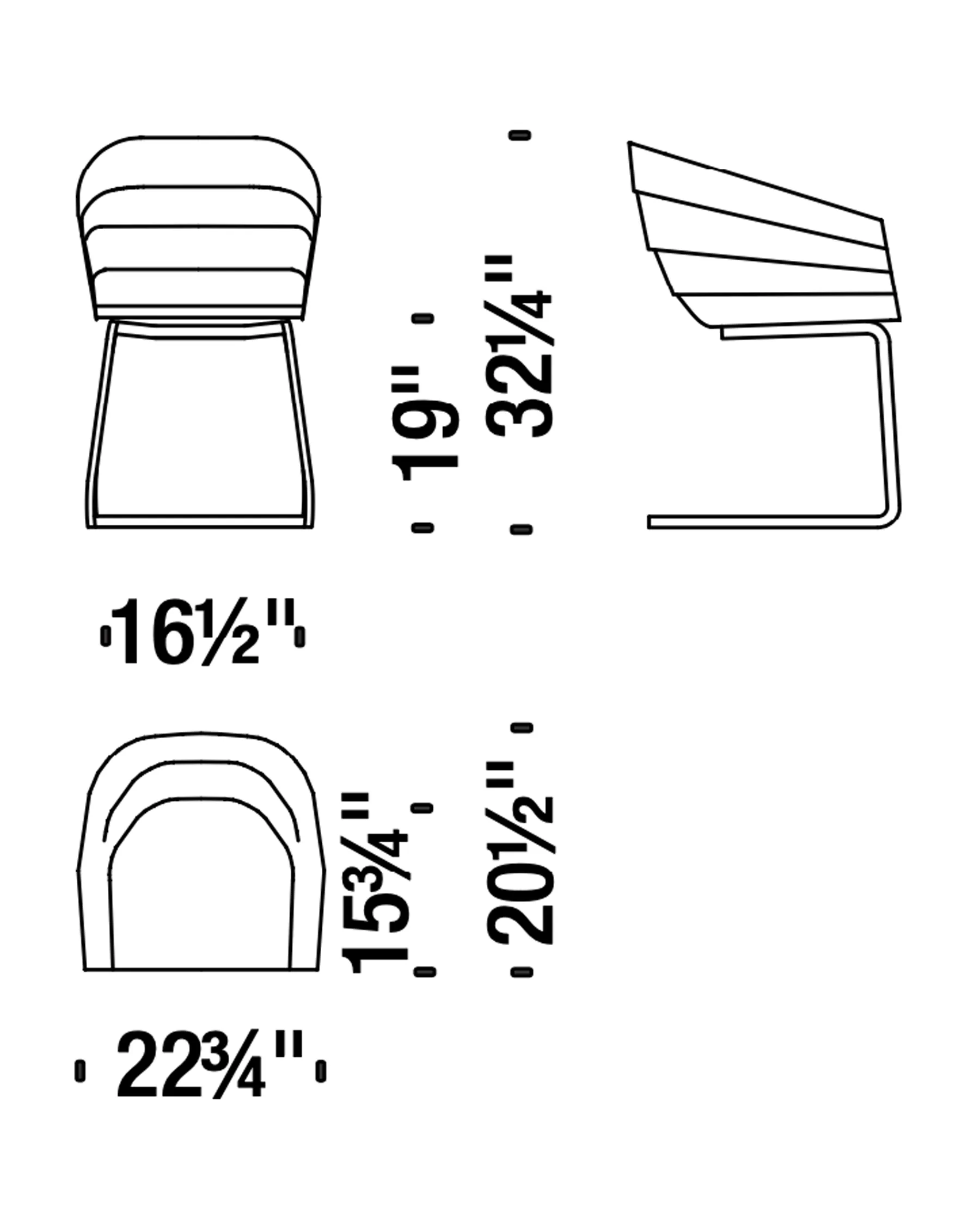 Rift - Cantilever Chair