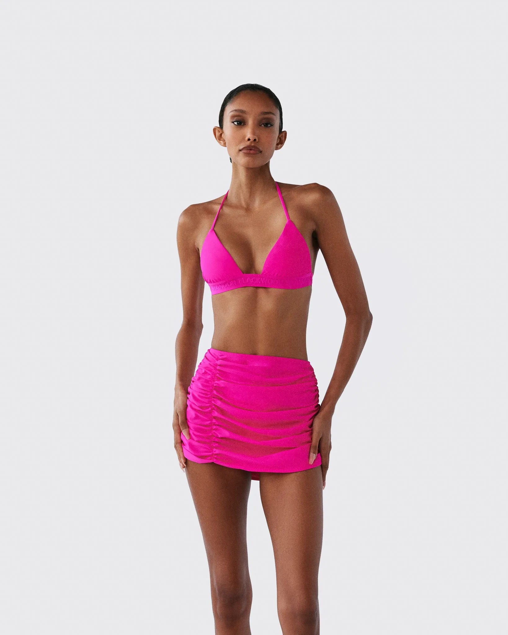 Ruched Swim Skirt