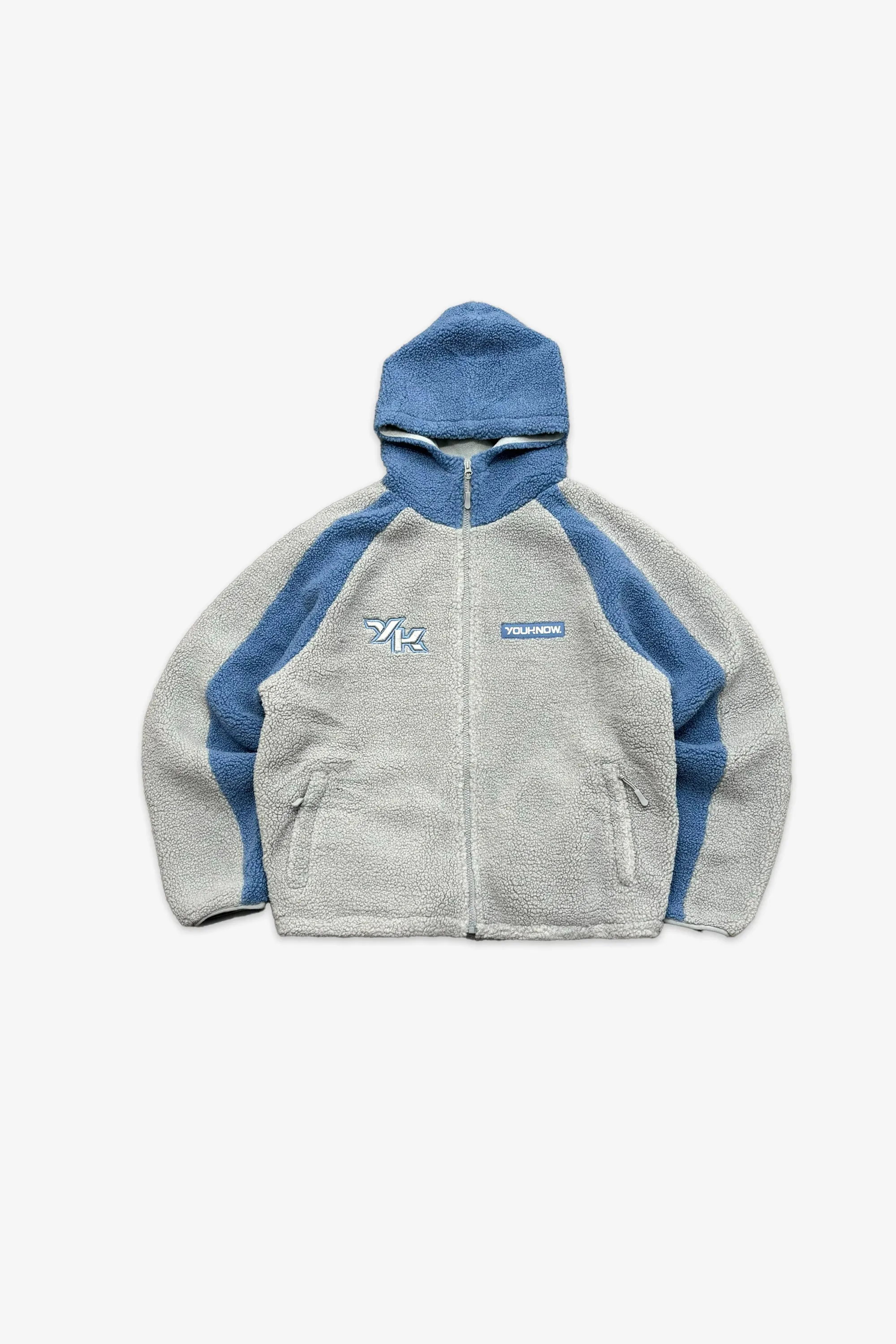 SHERPA PANEL FLEECE | GREY