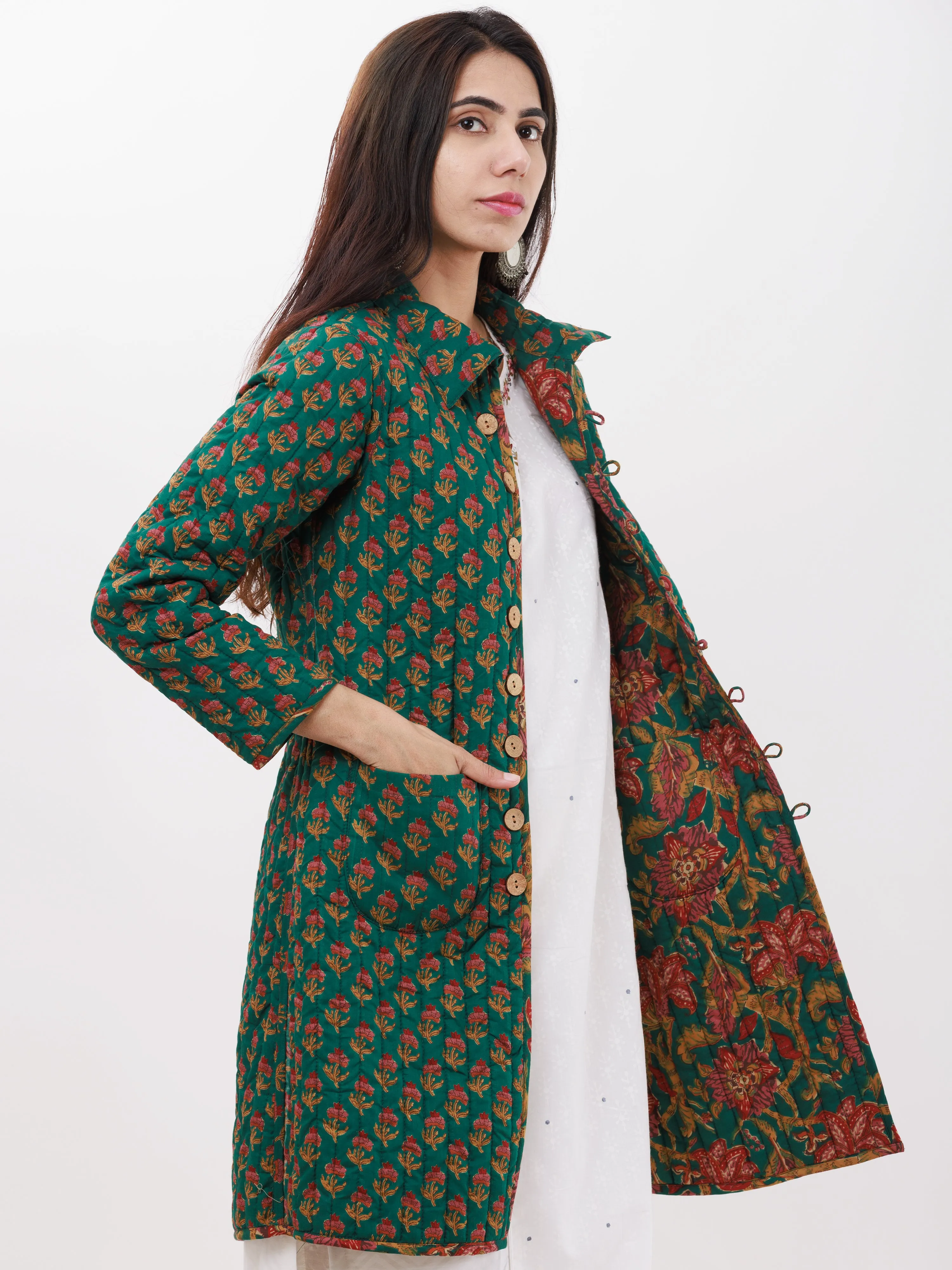 Shishir Sonam Quilted Reversible Jacket