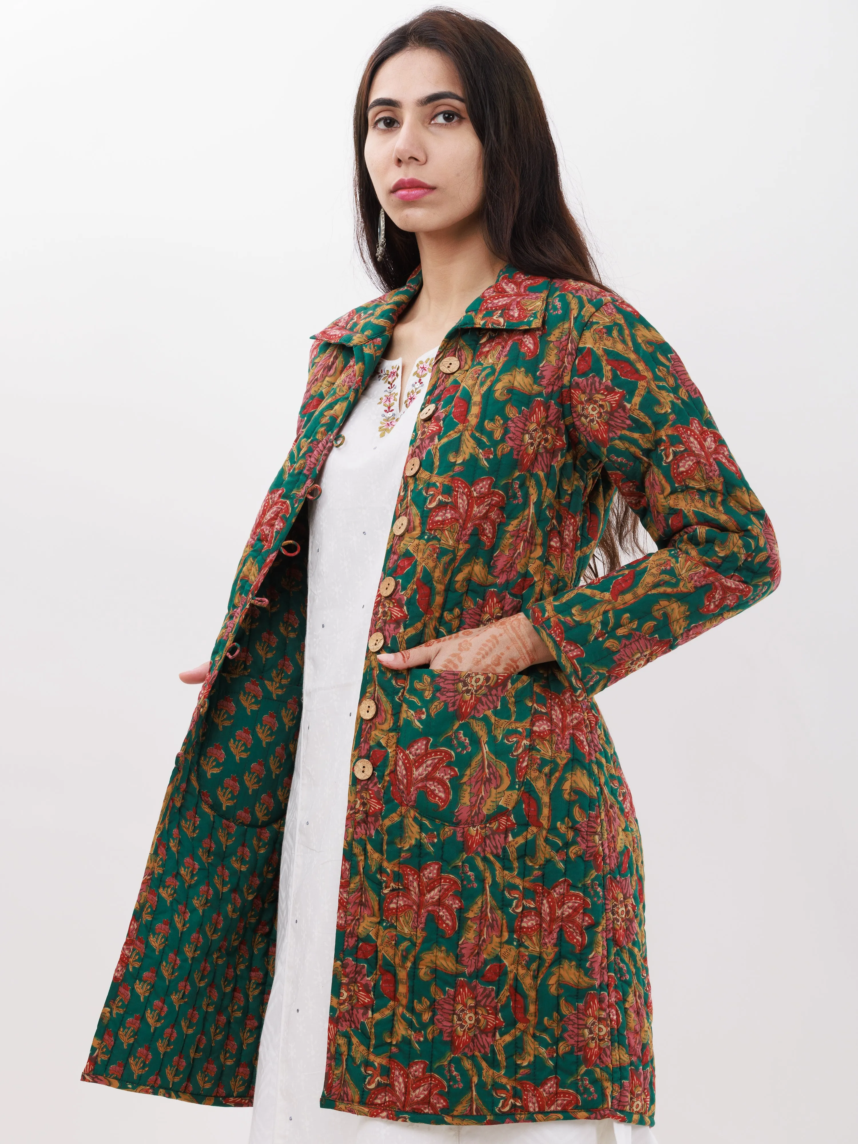 Shishir Sonam Quilted Reversible Jacket