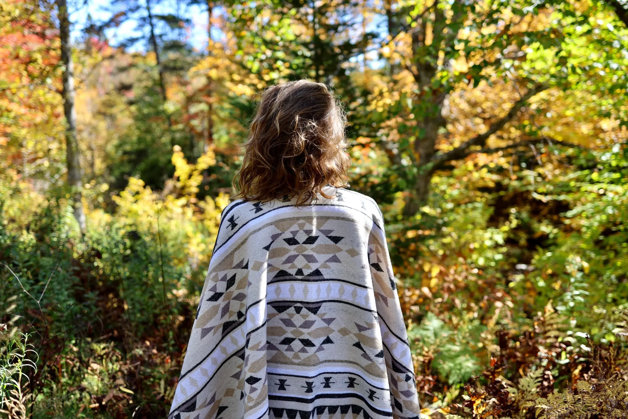 Signature Camino Blanket-Shawl - Boreal