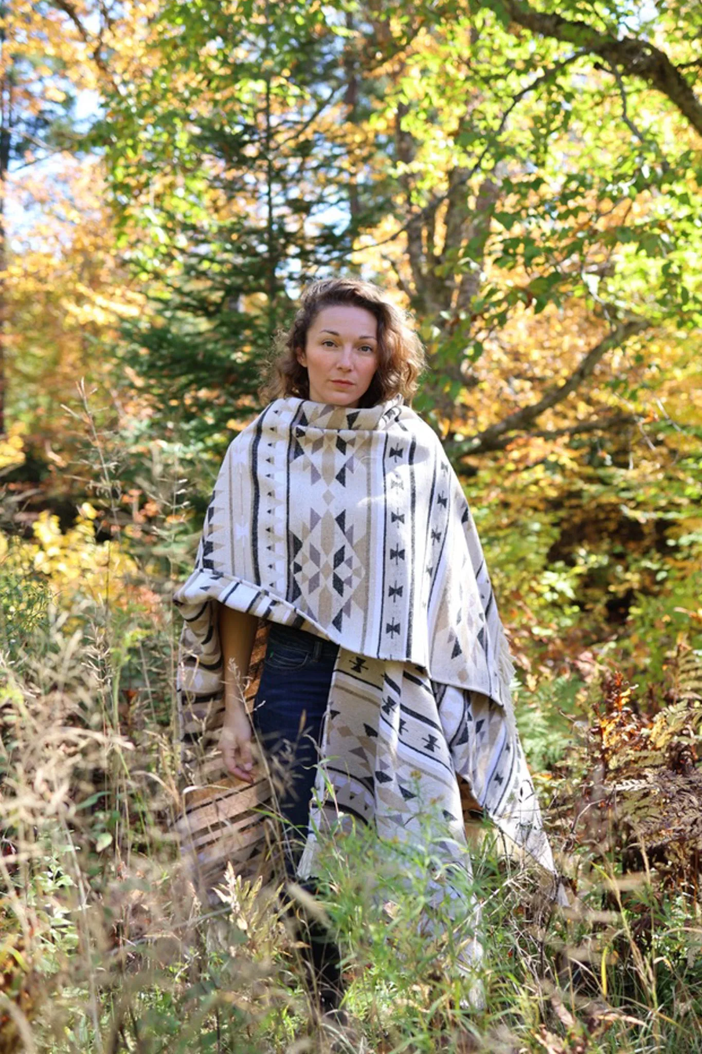 Signature Camino Blanket-Shawl - Boreal