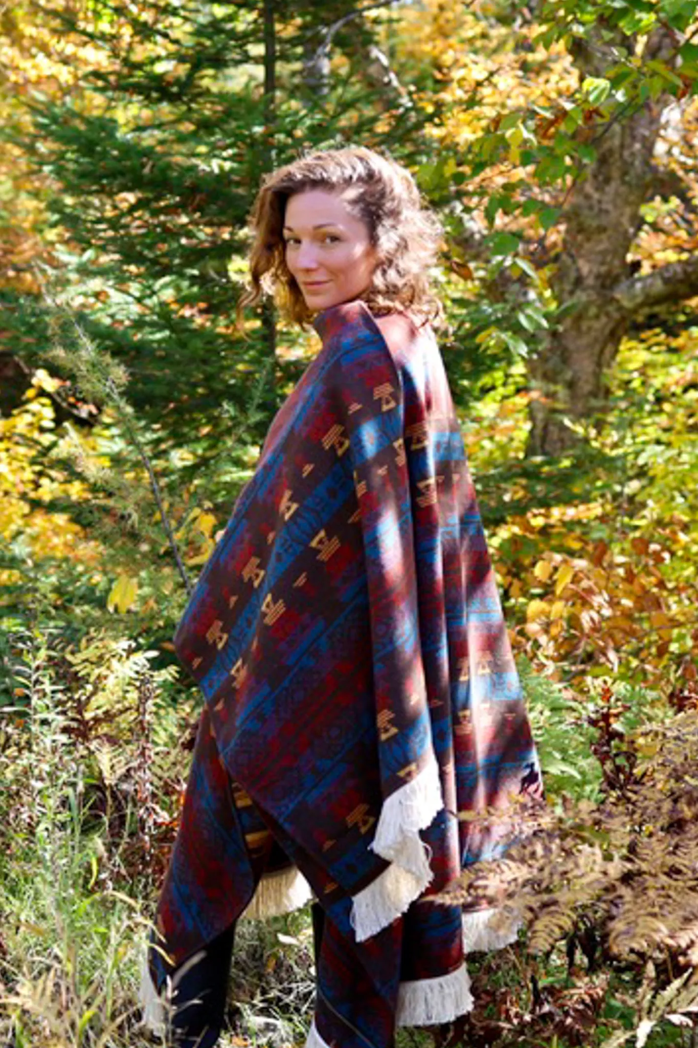 Signature Camino Blanket-Shawl - Inner Flame