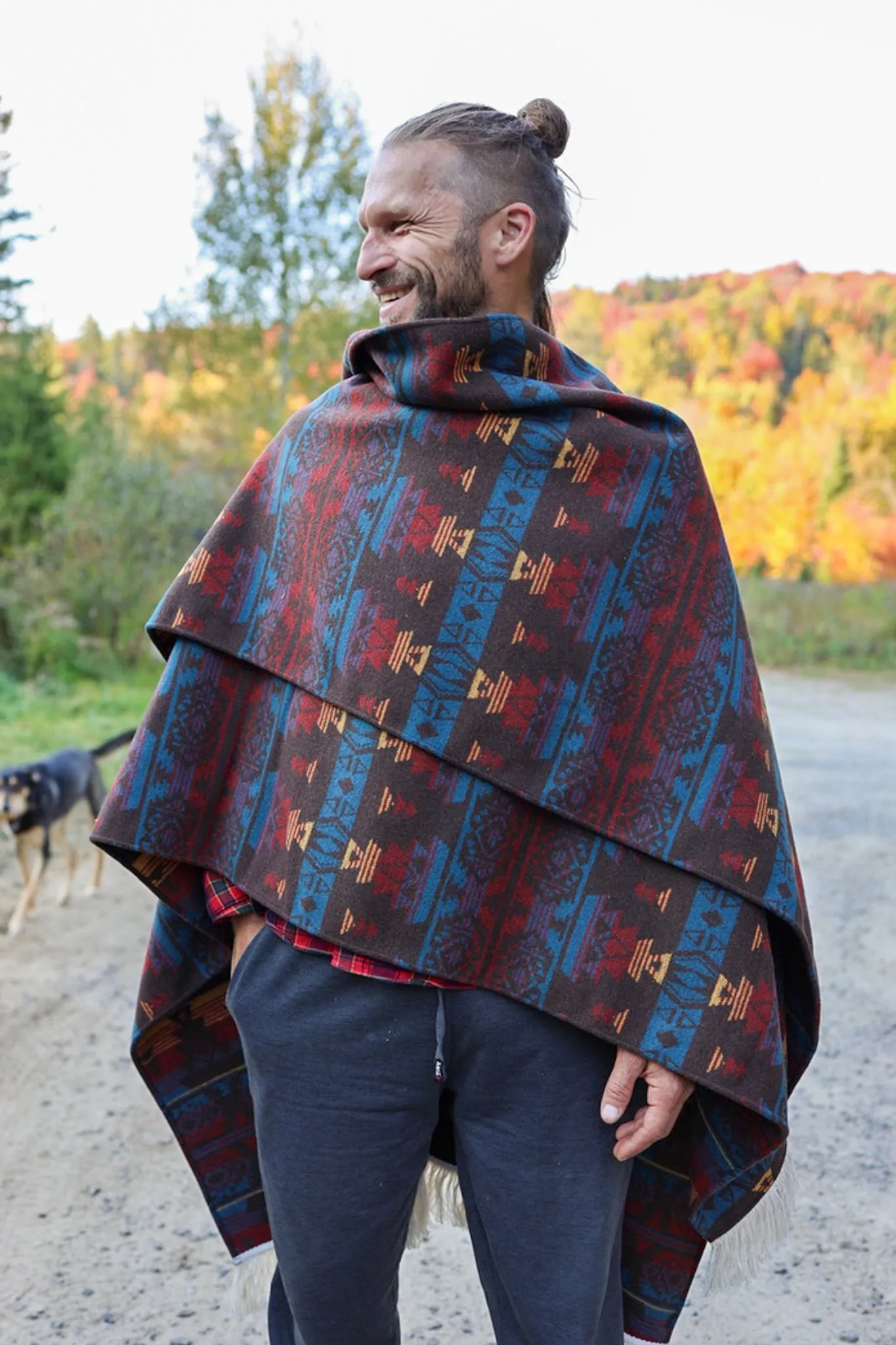 Signature Camino Blanket-Shawl - Inner Flame