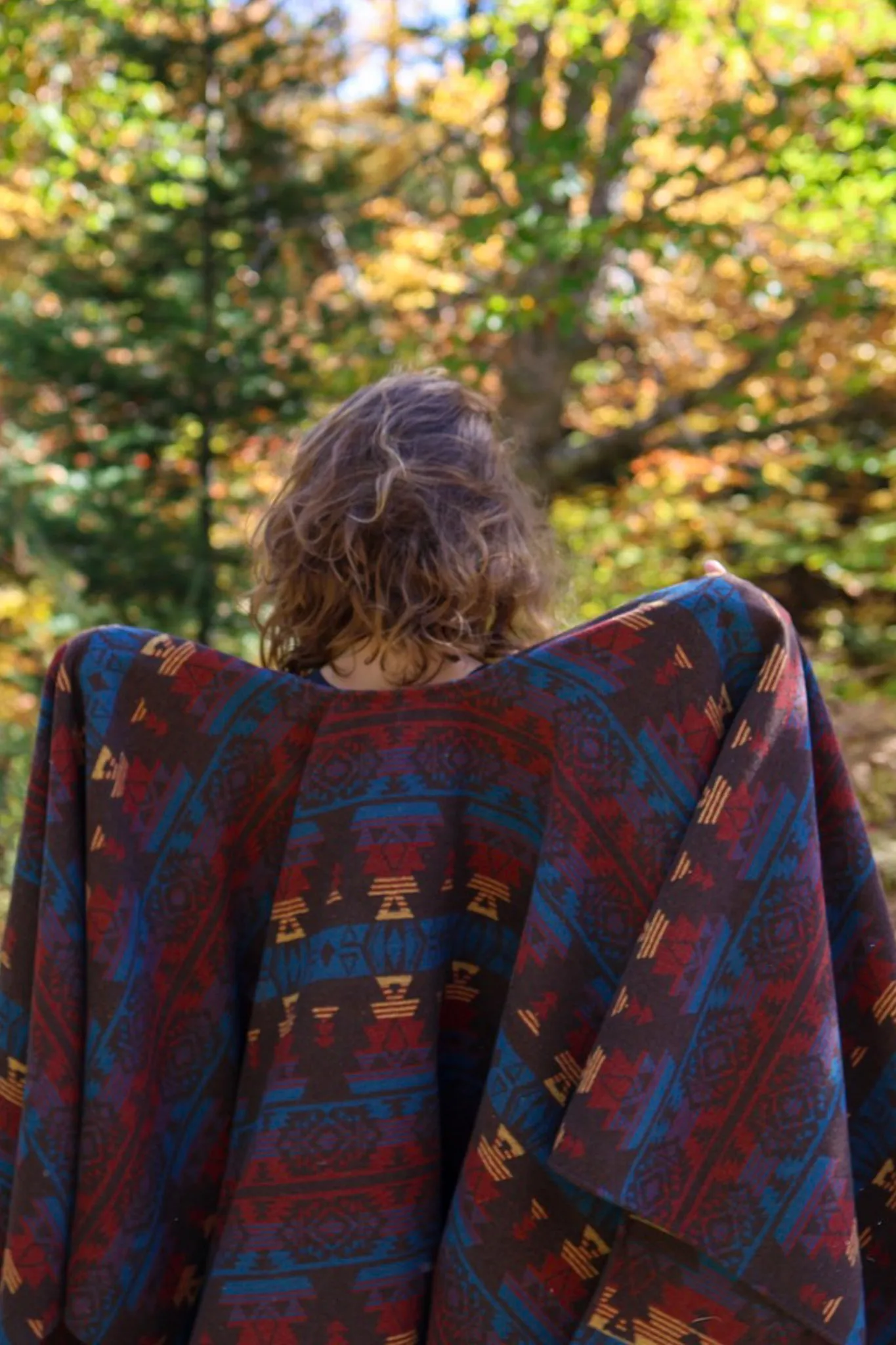 Signature Camino Blanket-Shawl - Inner Flame