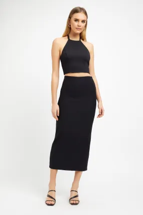 Staple Rib Midi Skirt