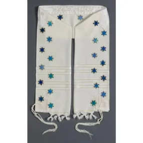 Star Of David Prayer Shawl - 3 Piece Set