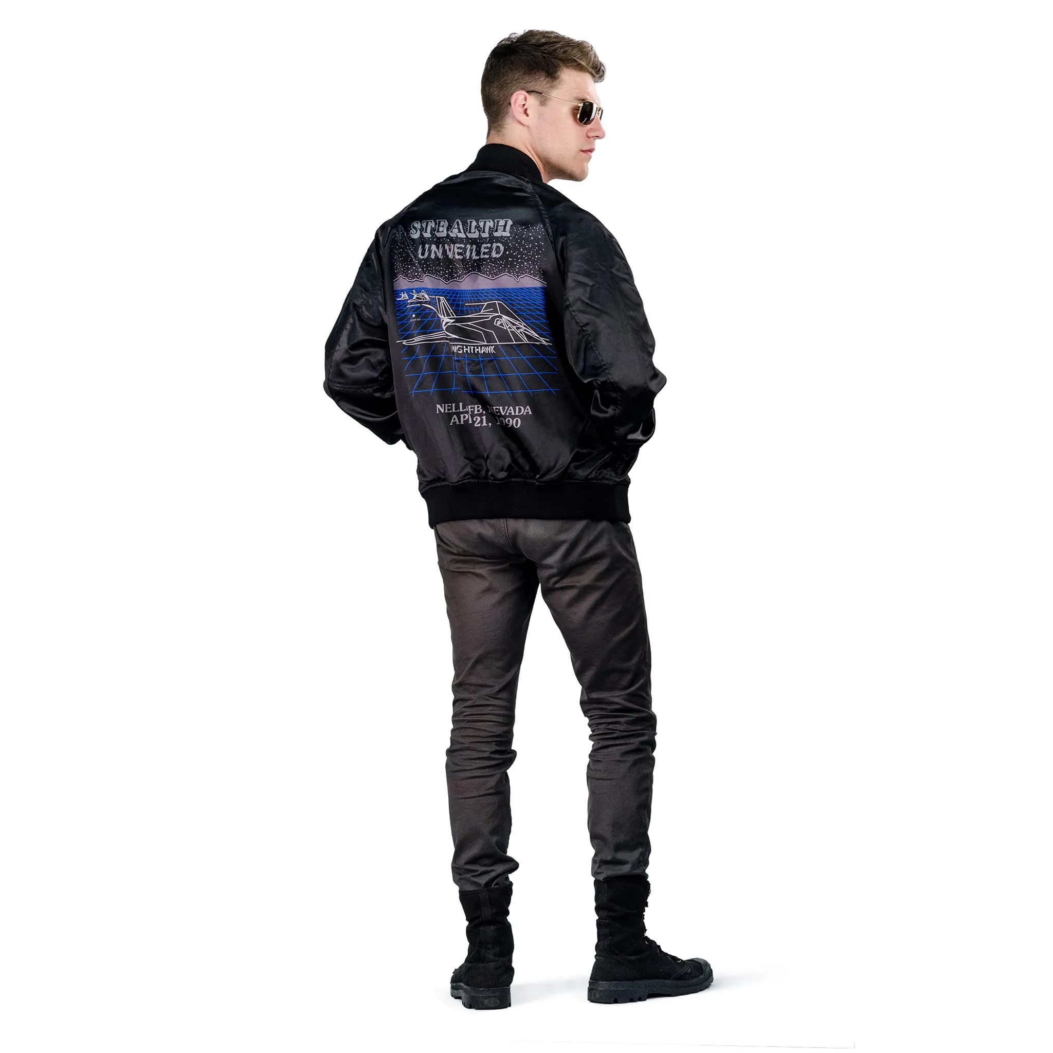 Stealth Unveiled Nighthawk Bomber Jacket