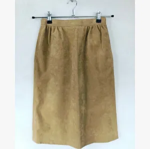 Suede Skirt