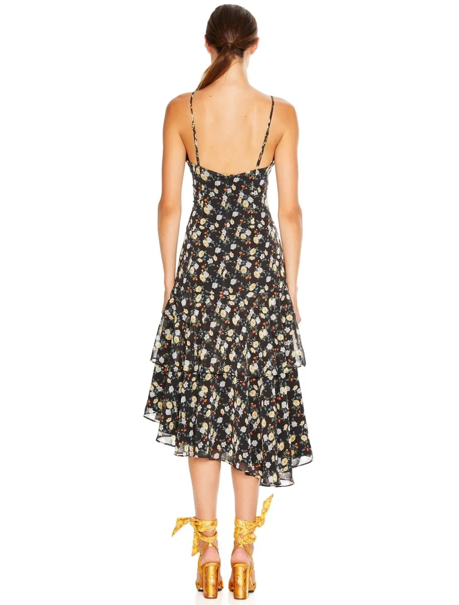 TAHITI NIGHTS MIDI DRESS