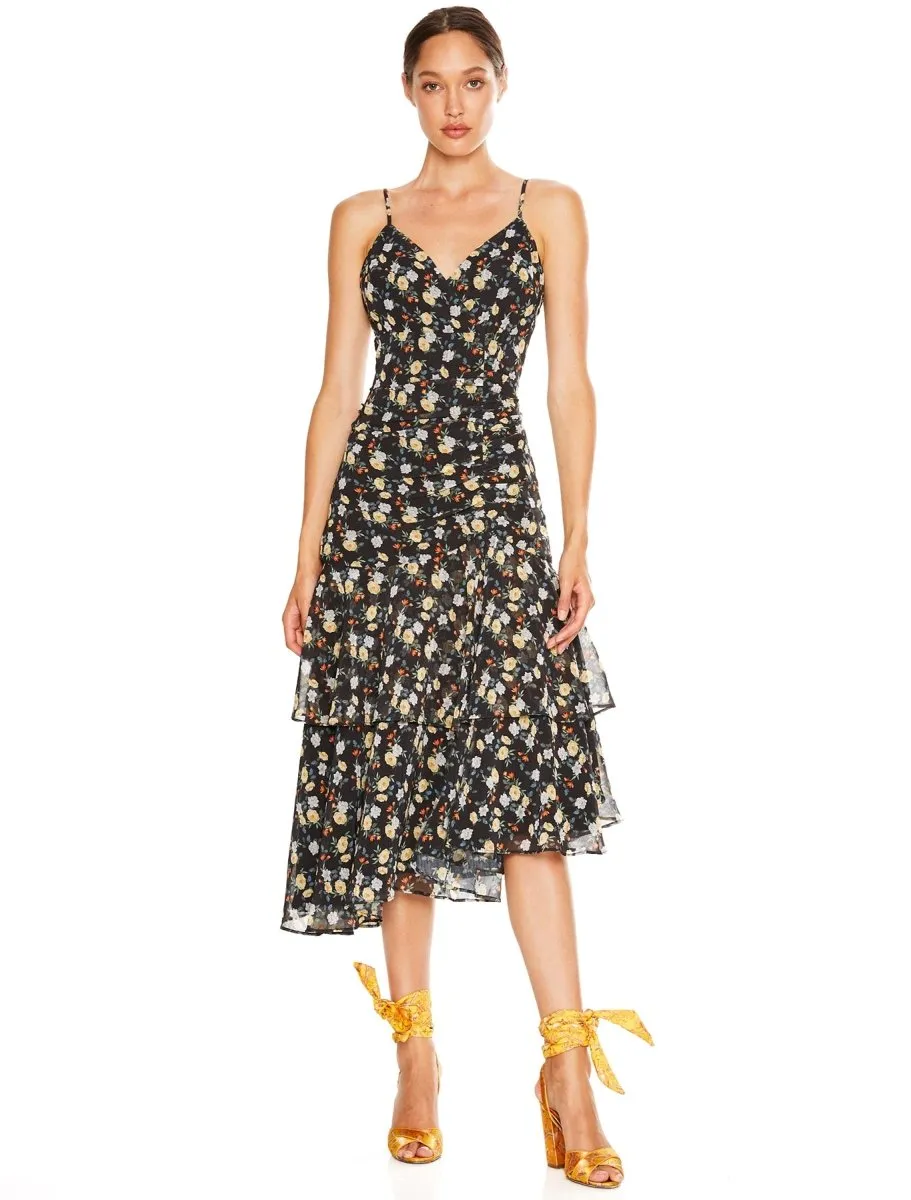 TAHITI NIGHTS MIDI DRESS