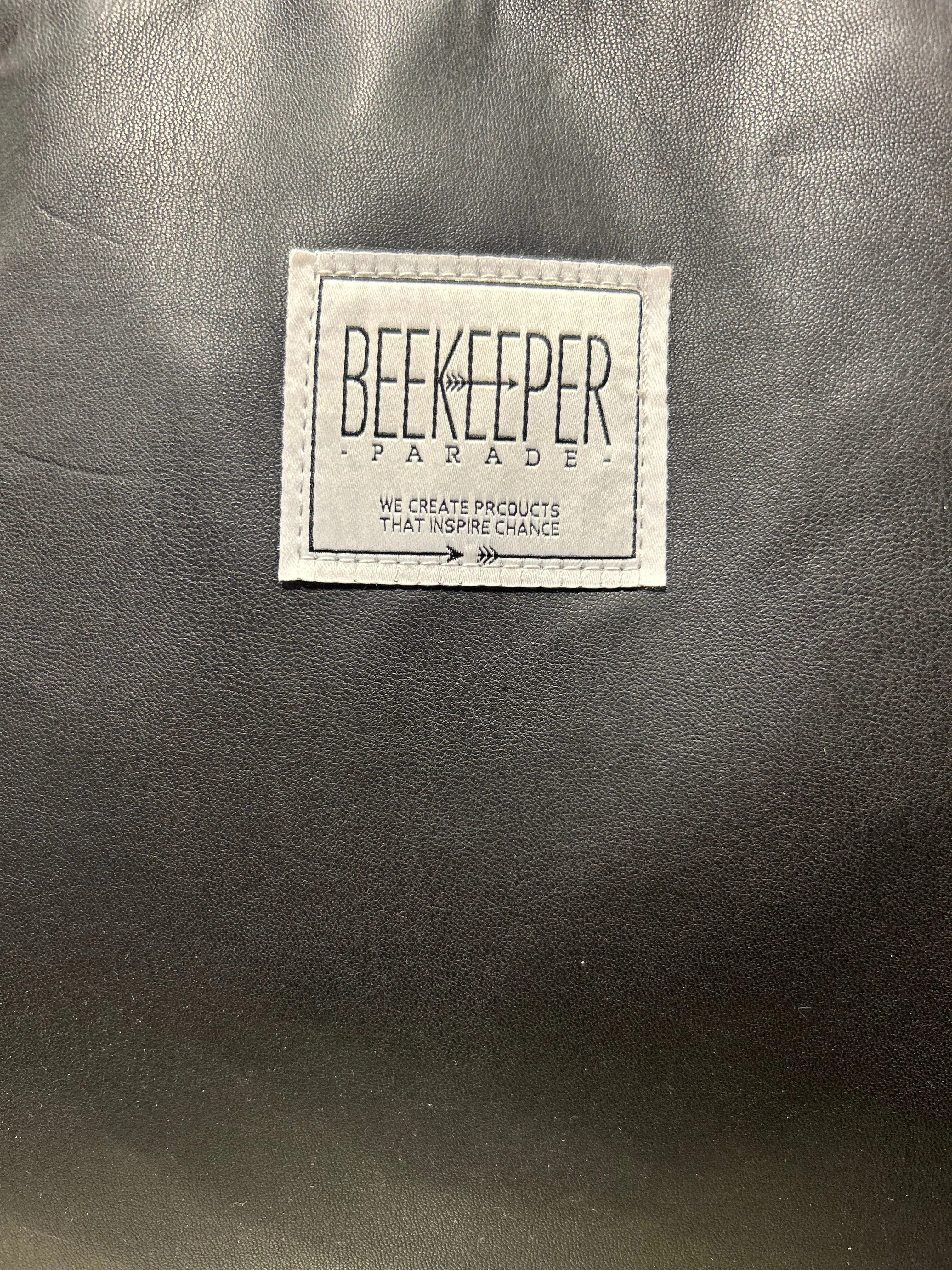 The Black Pleather Large BeeKeeper Weekender (Masterpiece)