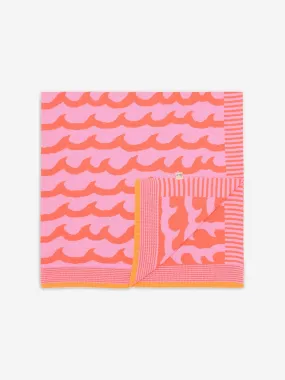 The Bonnie Mob Baby Girls Gale Waves Shawl in Pink