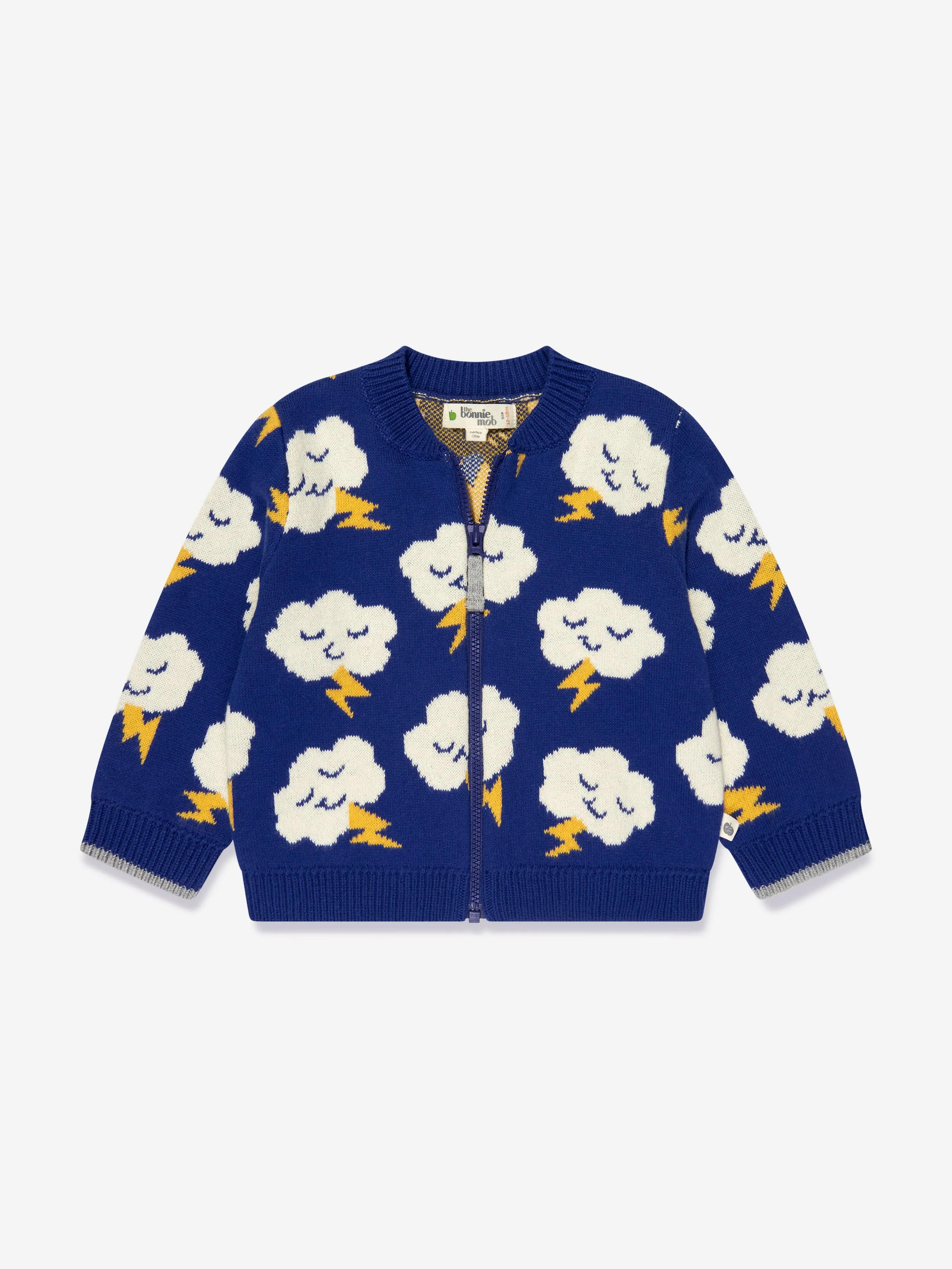 The Bonnie Mob Kids Cloud Cardigan in Blue