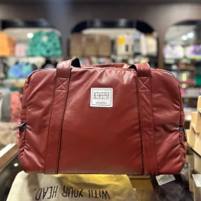 The Burgundy Pleather Large BeeKeeper Weekender (Masterpiece)