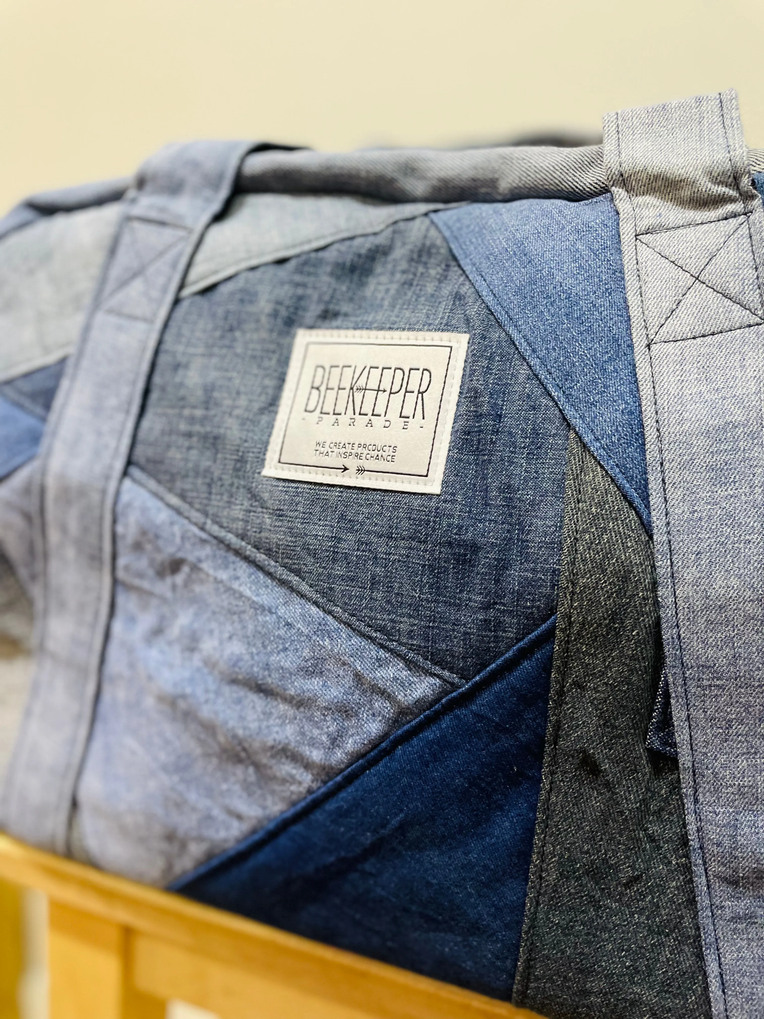 The Denim Patch 👖 Medium BeeKeeper Weekender (Masterpiece)