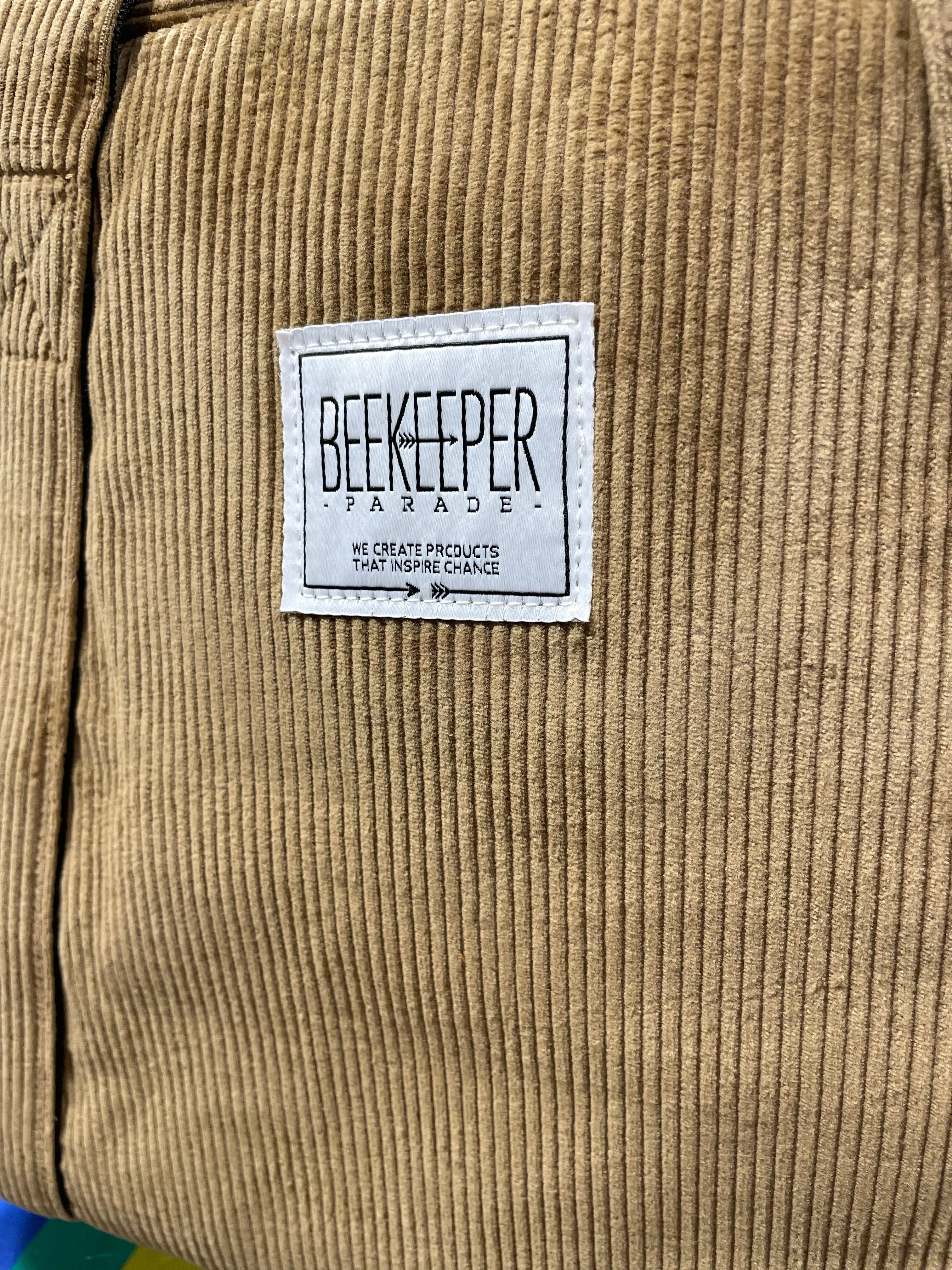 The Panda Chai ☕️ Corduroy Medium BeeKeeper Weekender (Masterpiece)