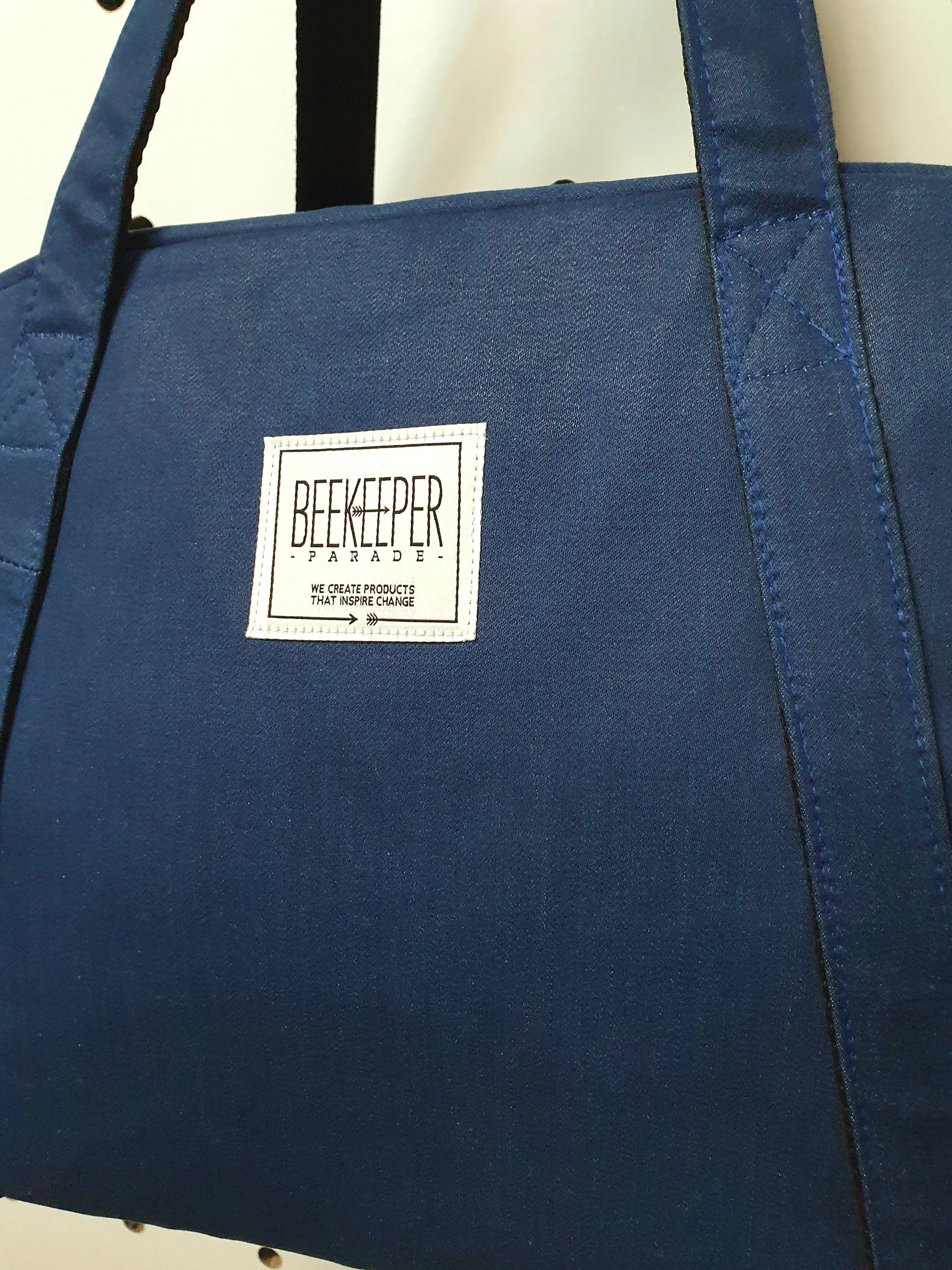 The Retro-Blue Denim Medium BeeKeeper Weekender (Masterpiece)