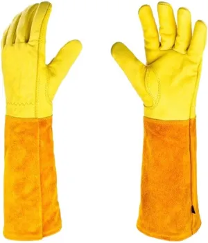 Thorn Proof Long Garden Gloves L -Yellow