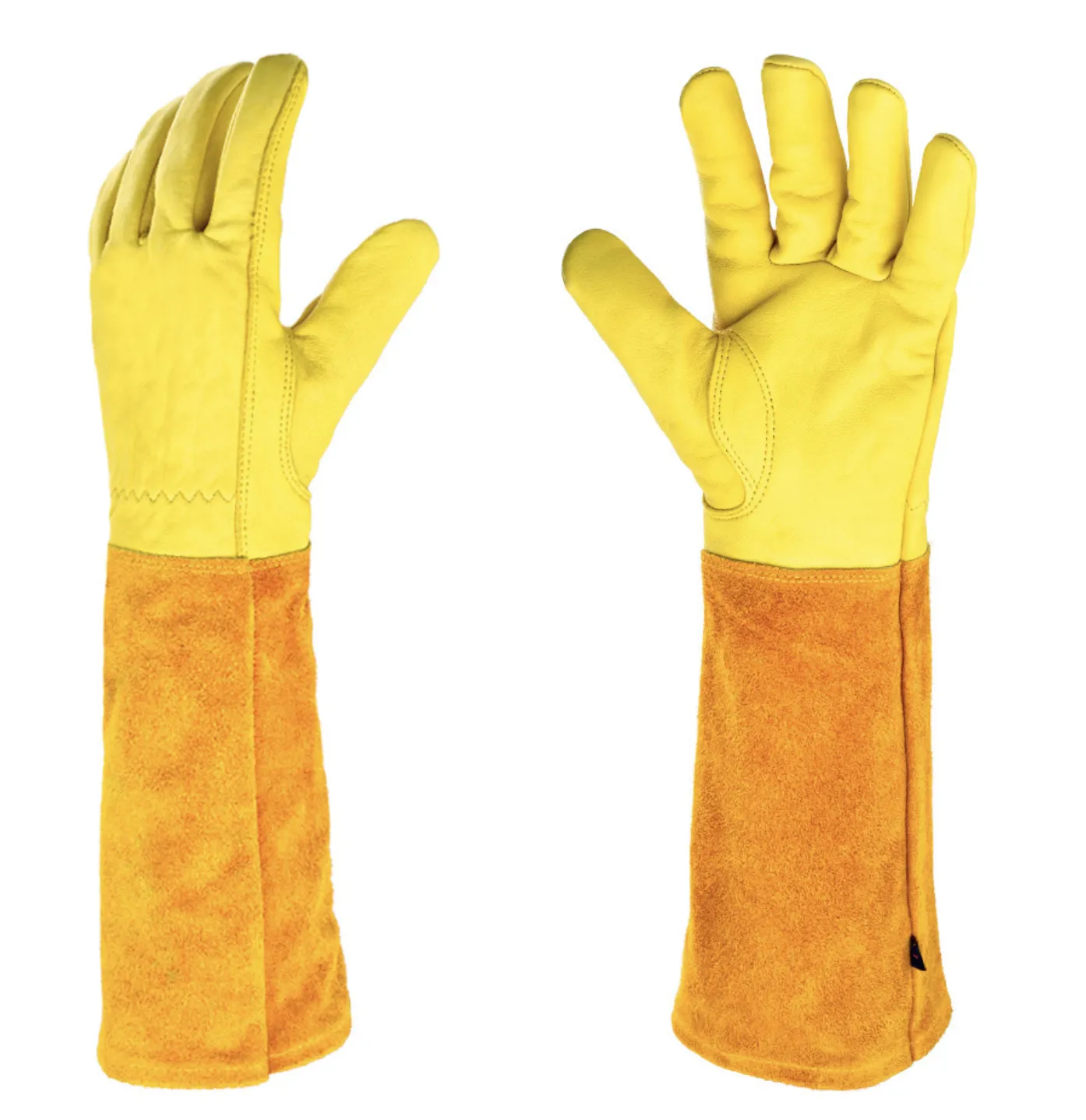 Thorn Proof Long Garden Gloves M -Yellow