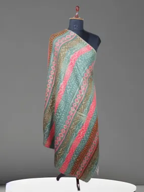 Tibet Yak Wool Shawl | Blanket Size | Multicolour