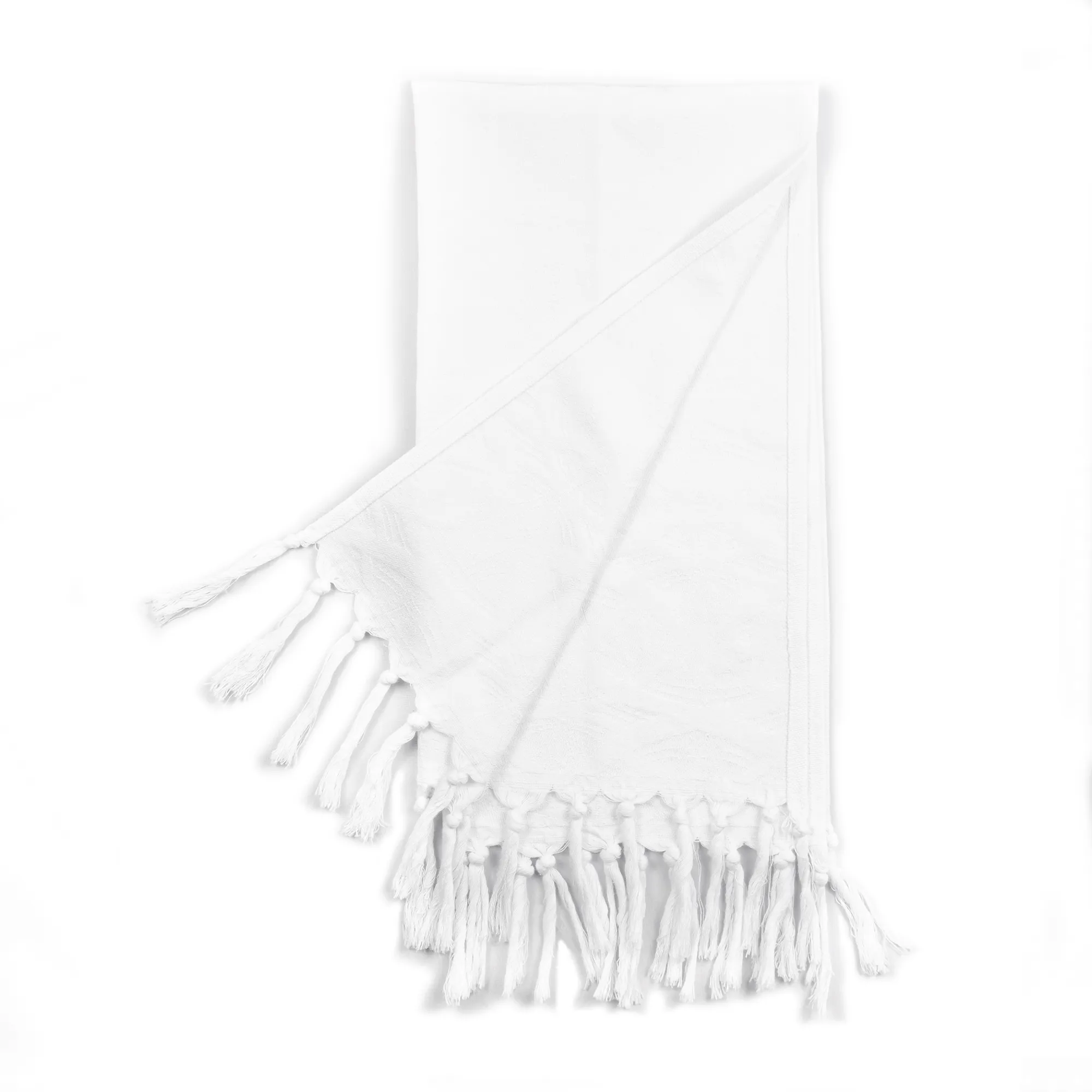 Turkish Cotton Towel Set / Blanc in White