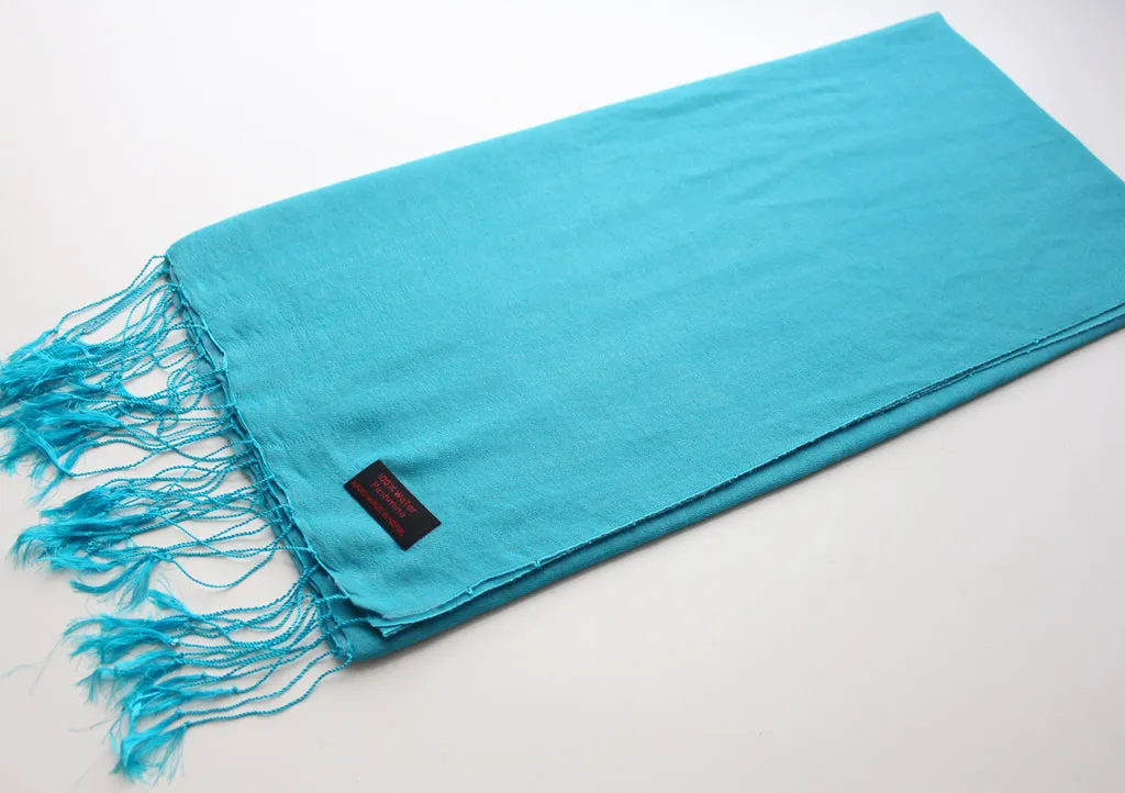 Turquoise Water Pashmina Shawl