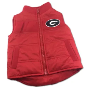 UGA Toddler Puffy Vest