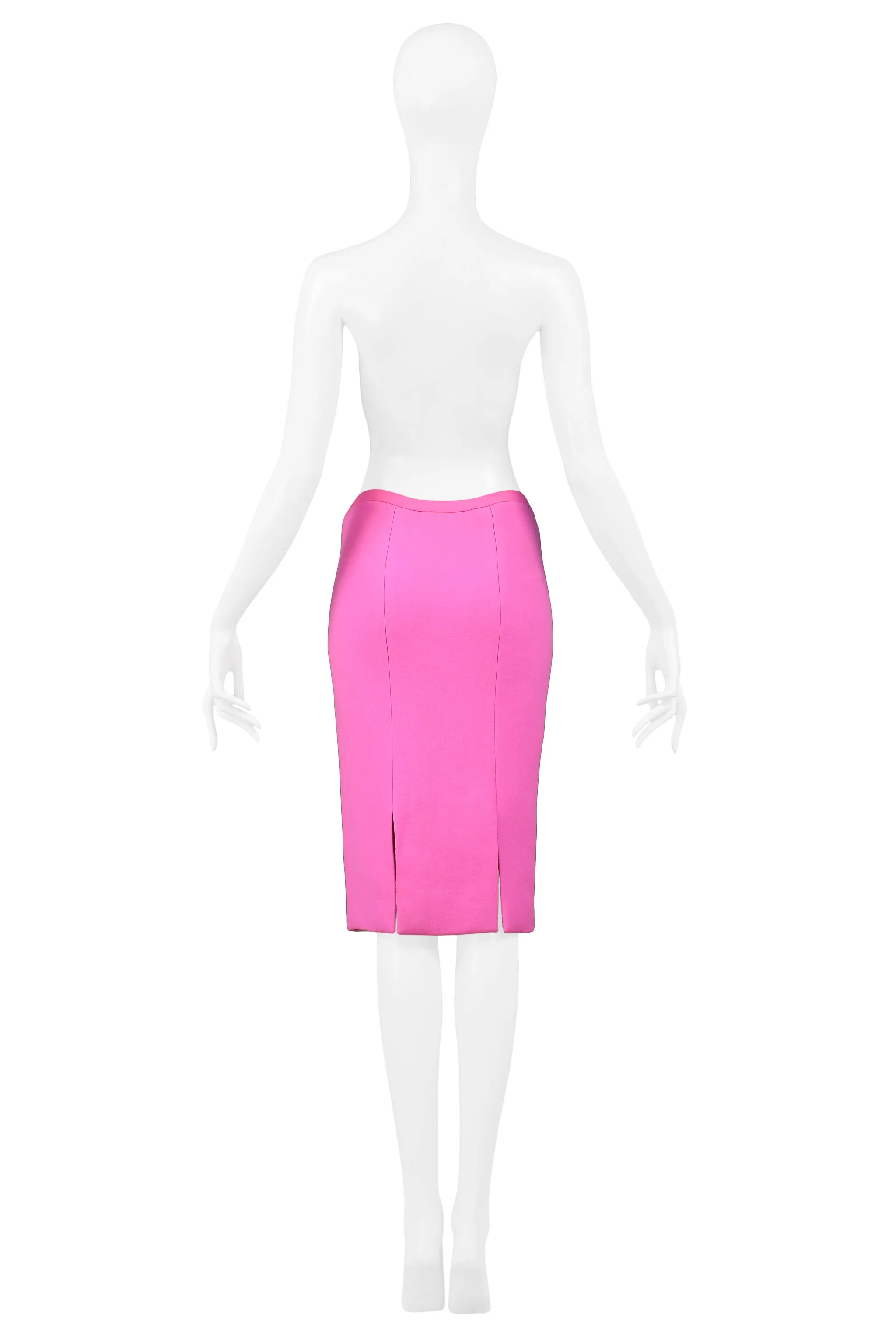 VERSACE PINK PENCIL SKIRT 2002