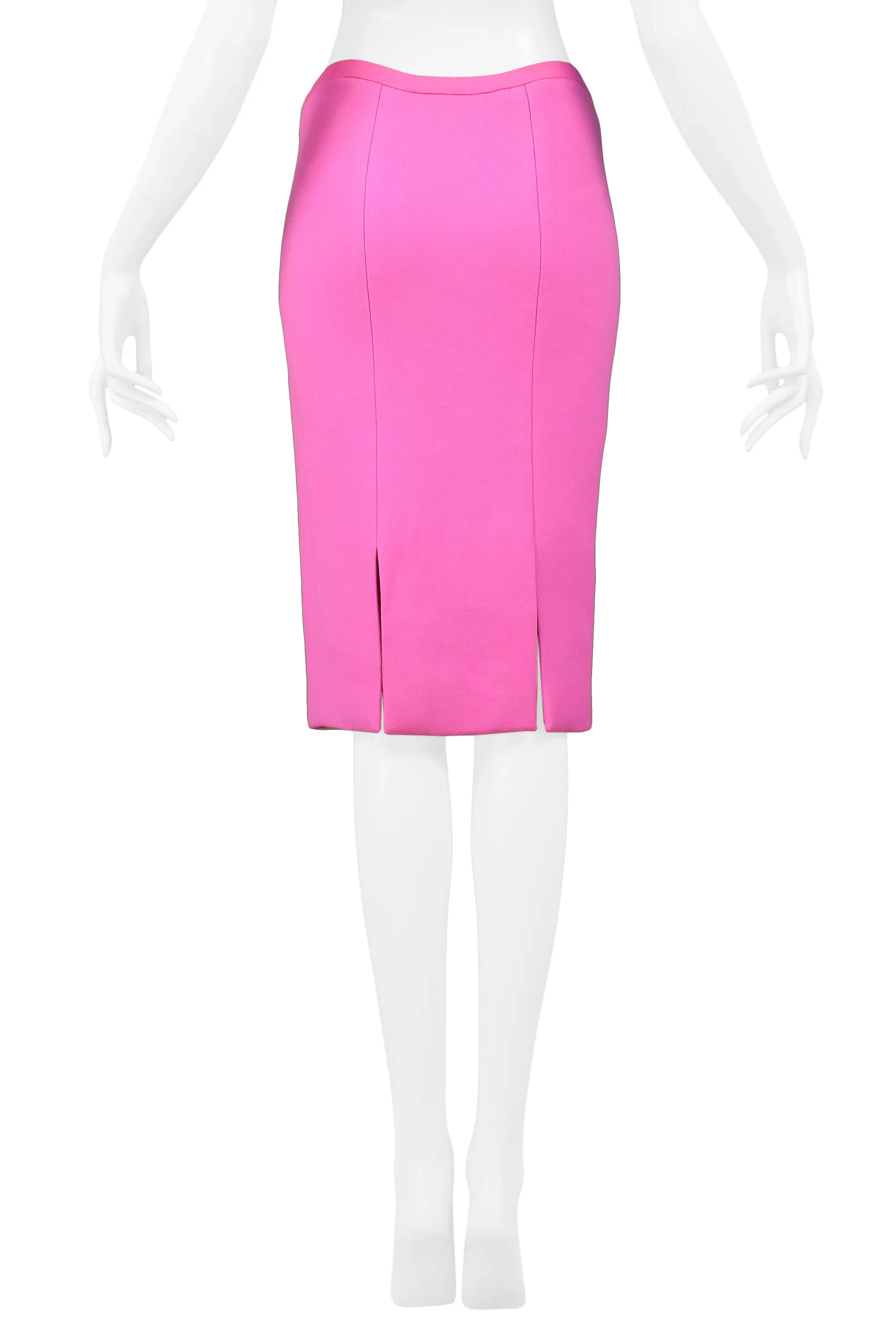 VERSACE PINK PENCIL SKIRT 2002