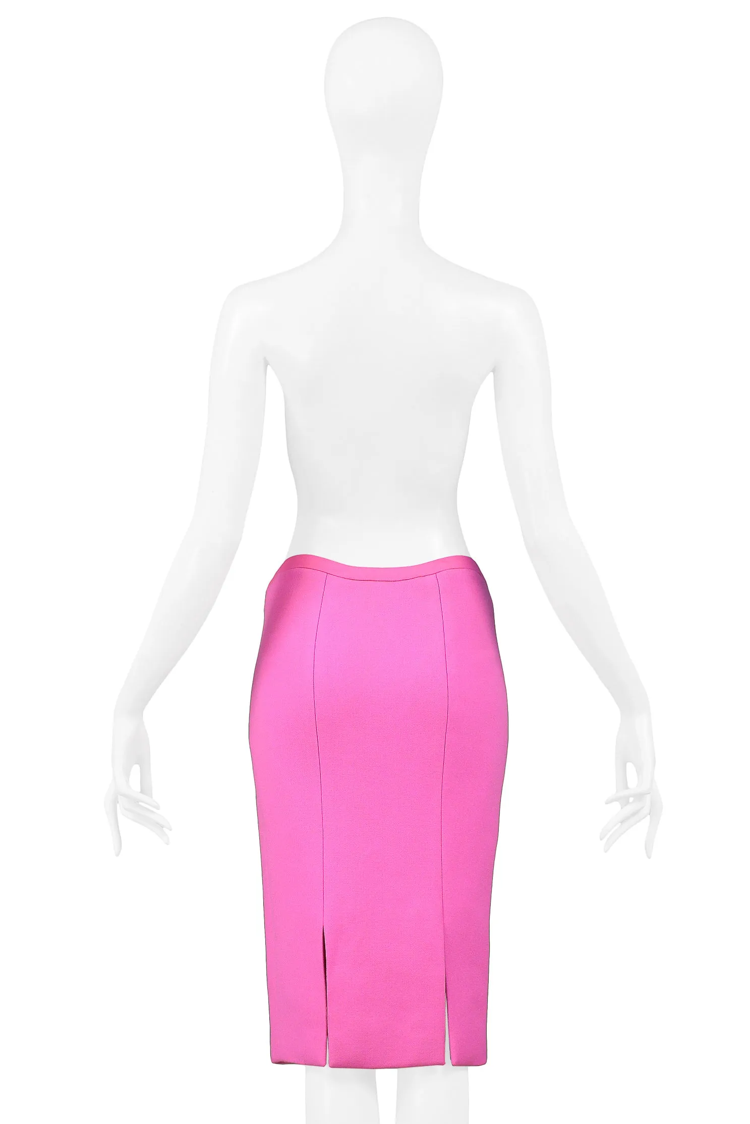 VERSACE PINK PENCIL SKIRT 2002