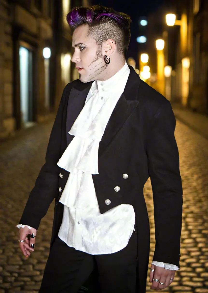 VICTORIAN TAILCOAT - BLACK DENIM