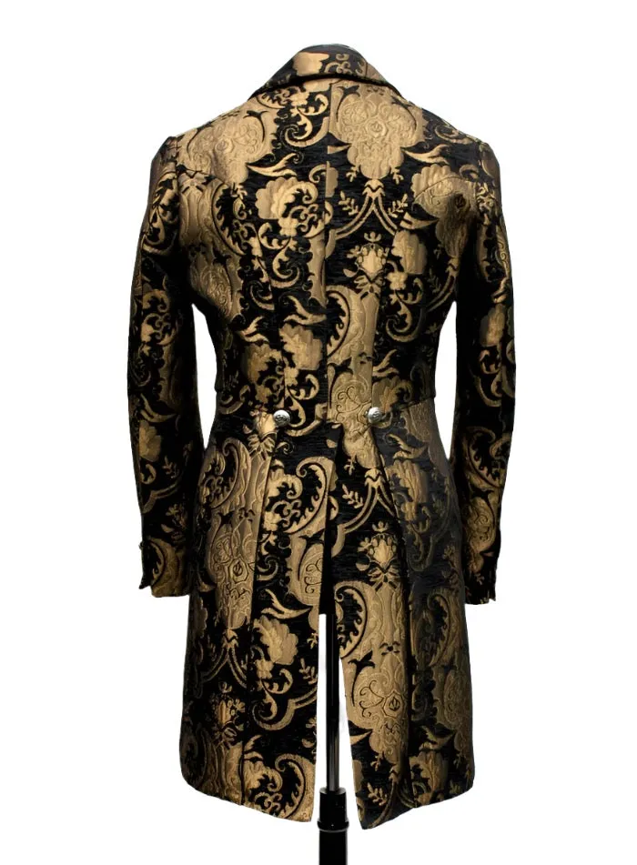 VICTORIAN TAILCOAT - Gold/Black Tapestry