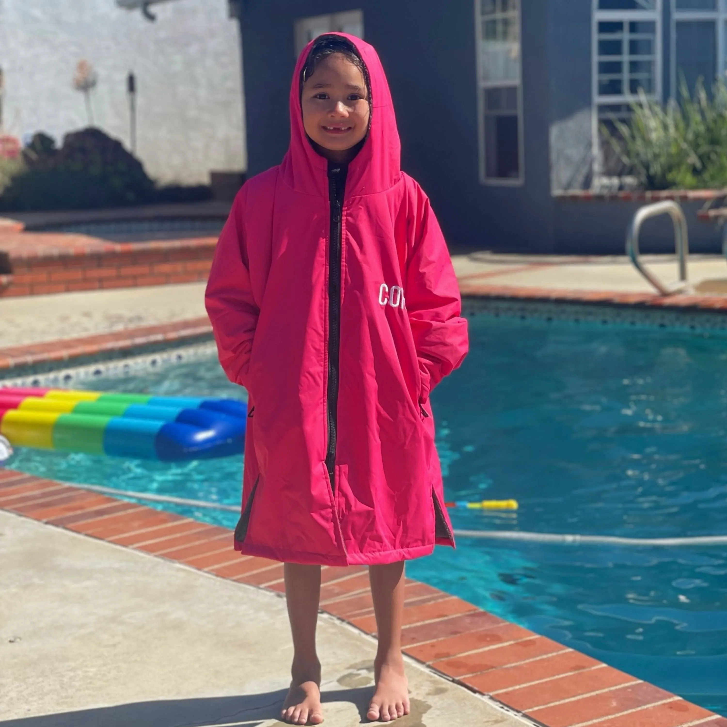 Waterproof Swim Parka (Pink)