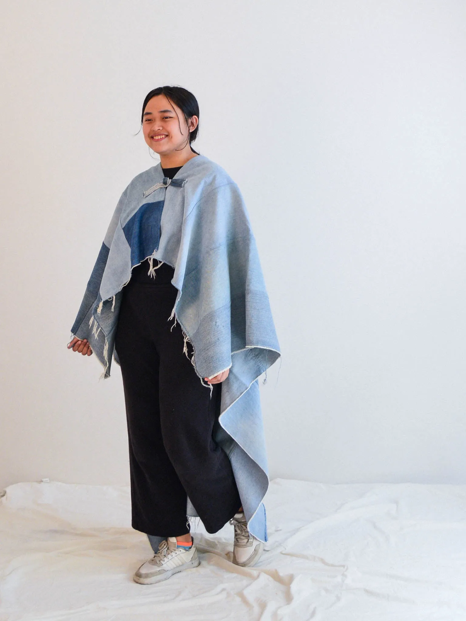 Wearable Throw - Reclaimed Denim