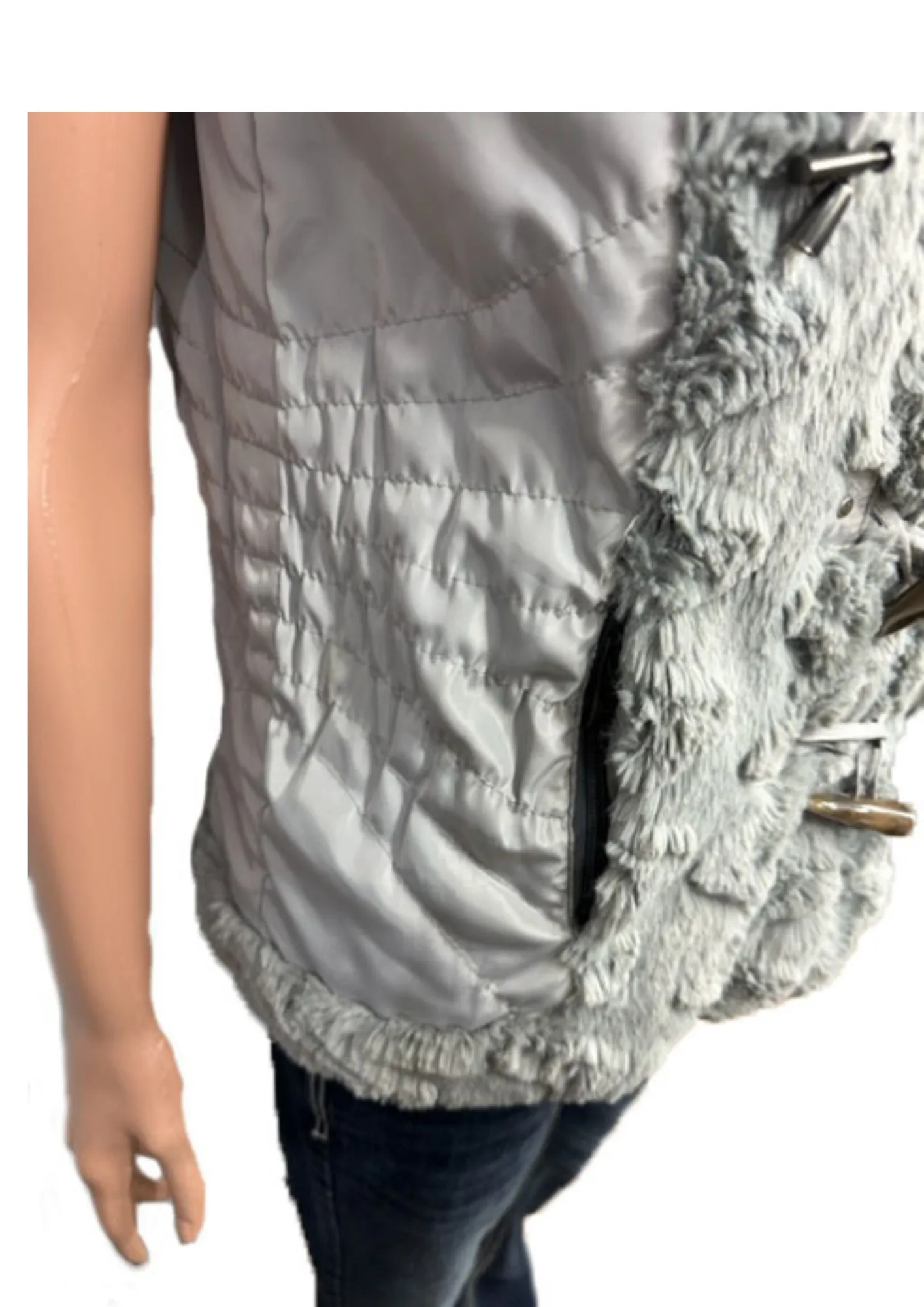 Western Knitted Vest Style#-23F575-GRY