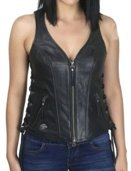 Women’s H-D Avenue Leather Vest