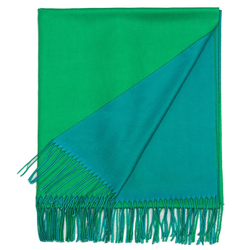 Womens Winter Scarf Cashmere Feel Shawl Wraps Soft Warm Blanket Scarves for Women（With tassels）